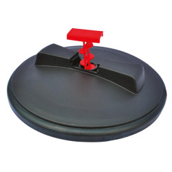 Lid Ø 255 mm with collar and vent