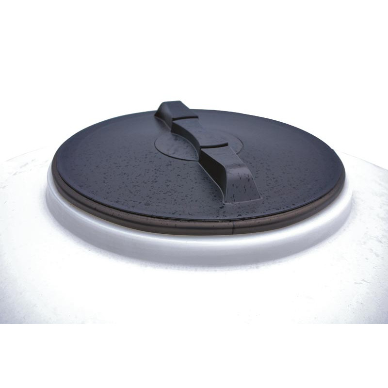 Lid Ø 455 mm with collar and vent Lid Ø 455 mm with collar and vent