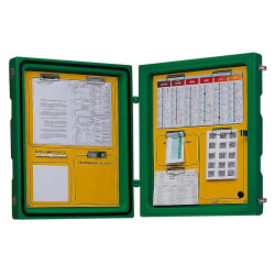 Dairy chart cabinet