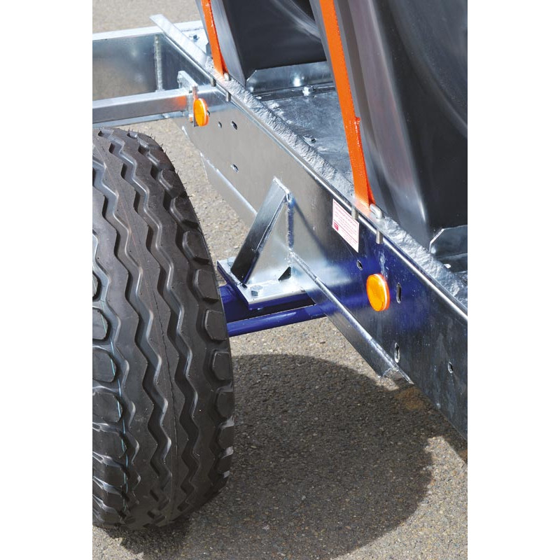 2300 l mobile tank trailer for tractor