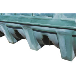 8500 L horizontal tank for storing high density liquids - D1.5