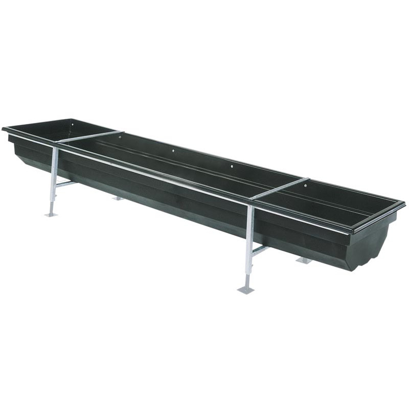 4 m straight field trough on feet 4 m straight field trough on feet