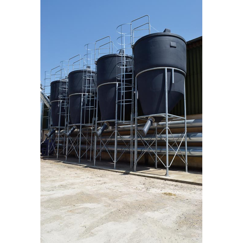 9.70 m³ large capacity foodstuff silo 9.70 m³ large capacity foodstuff silo