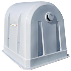 MV two-layer calf hutch