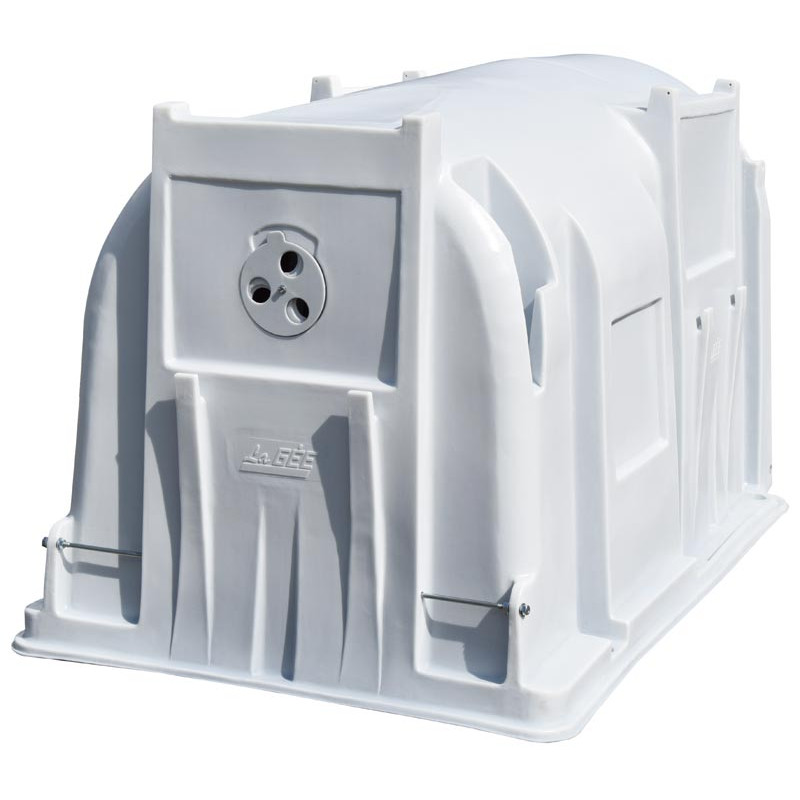 XXL two-layer calf hutch 