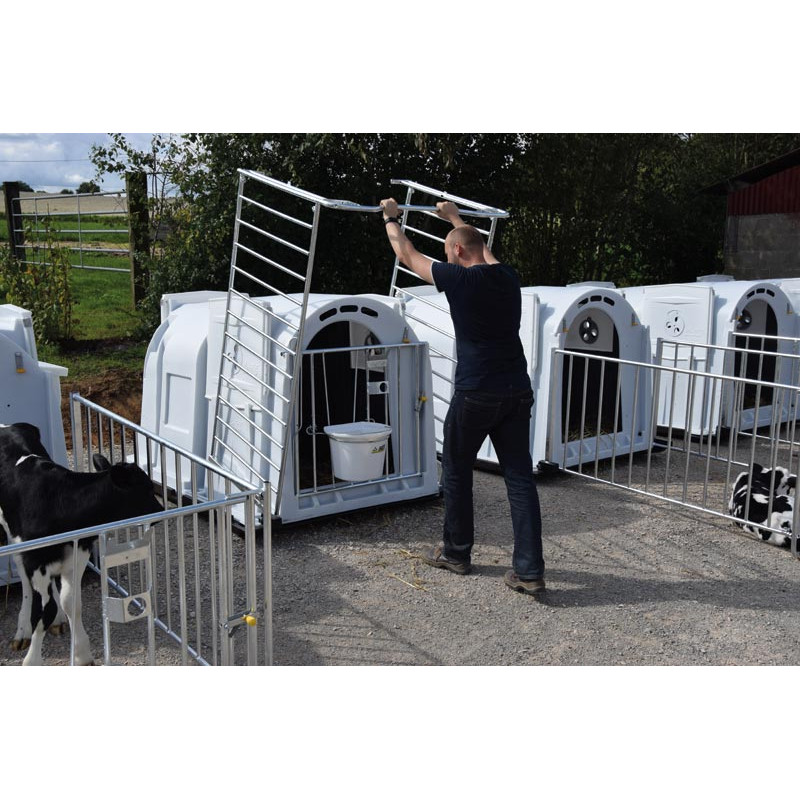 XXL comfort calf hutch with grating pack
