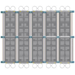 Partition for back to back Hygiene Pro calf pen