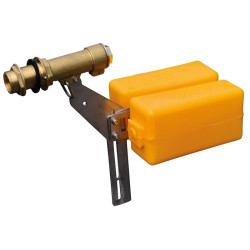 High flow float valve tap