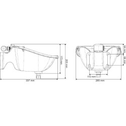 POLYSELF PF2 drinker with tube POLYSELF PF2 drinker with tube