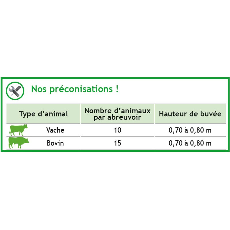 POLYDRINK PF3 PLUS drinker with anti-spill rim POLYDRINK PF3 PLUS drinker with anti-spill rim