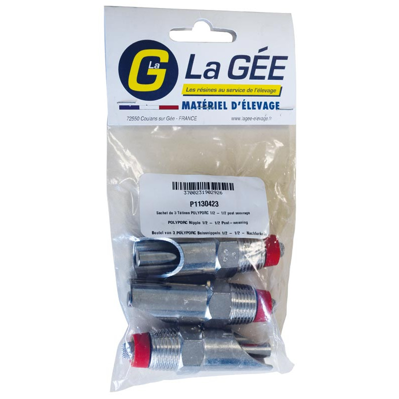 Nipple for swine "Specifically designed for post-weaning" Nipple for swine "Specifically designed for post-weaning"