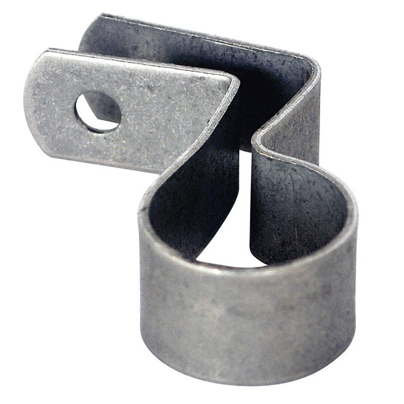 Offset fastening support for tubes Offset fastening support for tubes