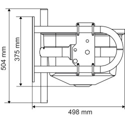 Double tilting POLYBAC 75 M strip rim 