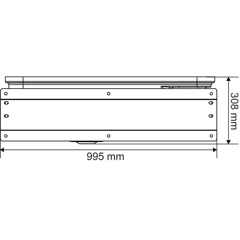 Double Polybac 75 M drinker with patented strip rim without fastening support