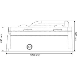 POLYTHERME large capacity drinker 4 balls