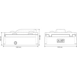 POLYTHERME large capacity drinker 4 balls