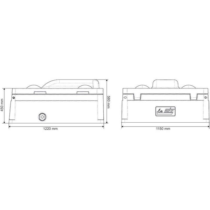 POLYTHERME large capacity drinker 4 balls