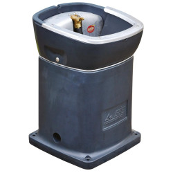 Non-heating POLYSPRING II push-type drinker/waterer