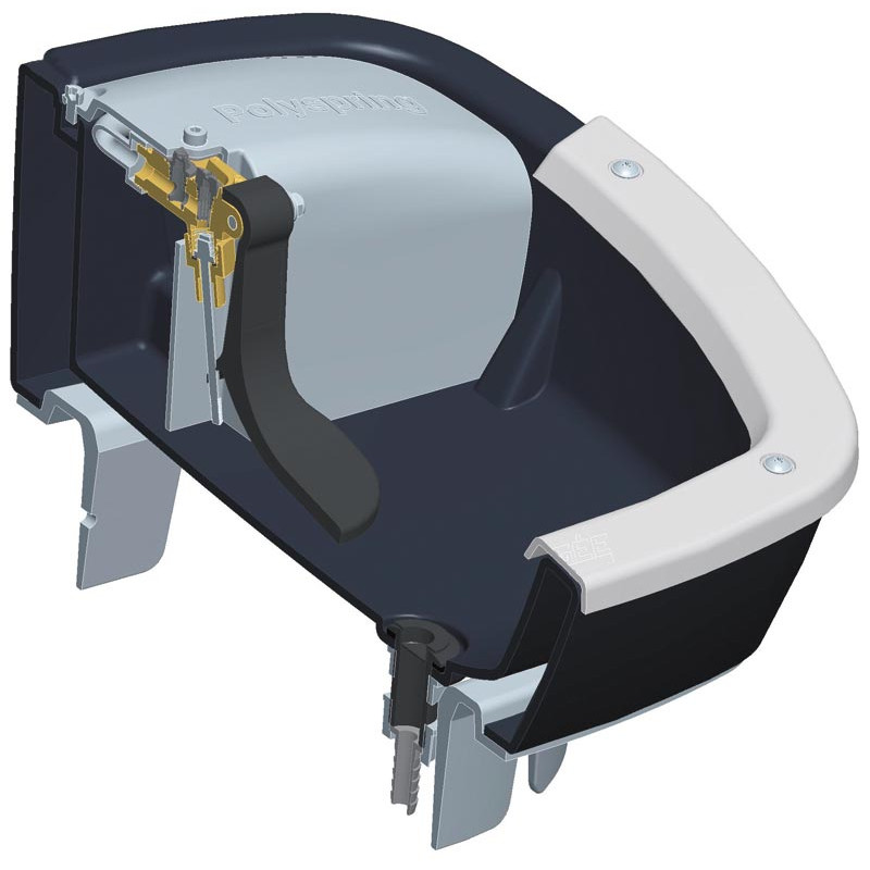 Non-heating POLYSPRING II push-type drinker/waterer