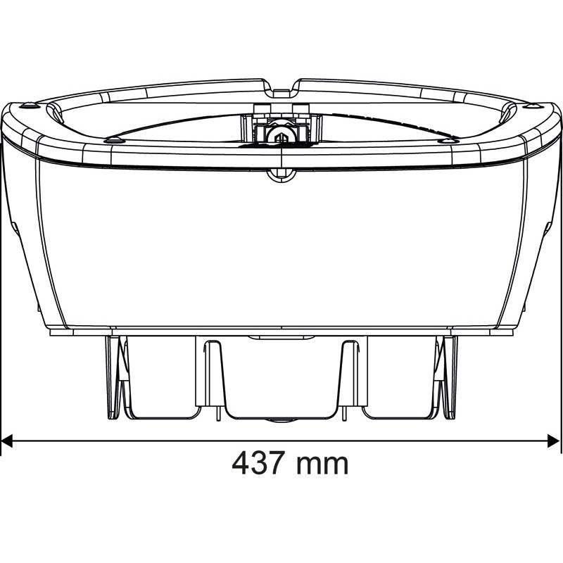 Non-heating POLYSPRING II push-type drinker/waterer
