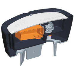 Non-heating POLYSPRING II constant level drinker