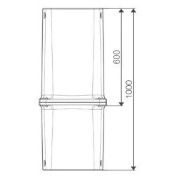 THERMO COLUMN S 600 to fasten on ground THERMO COLUMN S 600 to fasten on ground