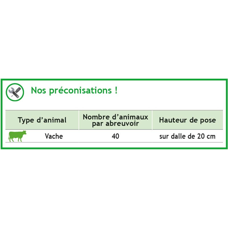 Non-heating POLYMAX drinker Non-heating POLYMAX drinker
