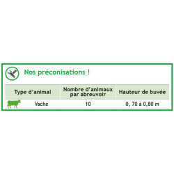 Single POLYFLAP drinker Single POLYFLAP drinker