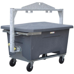 800 l fallen stock bin