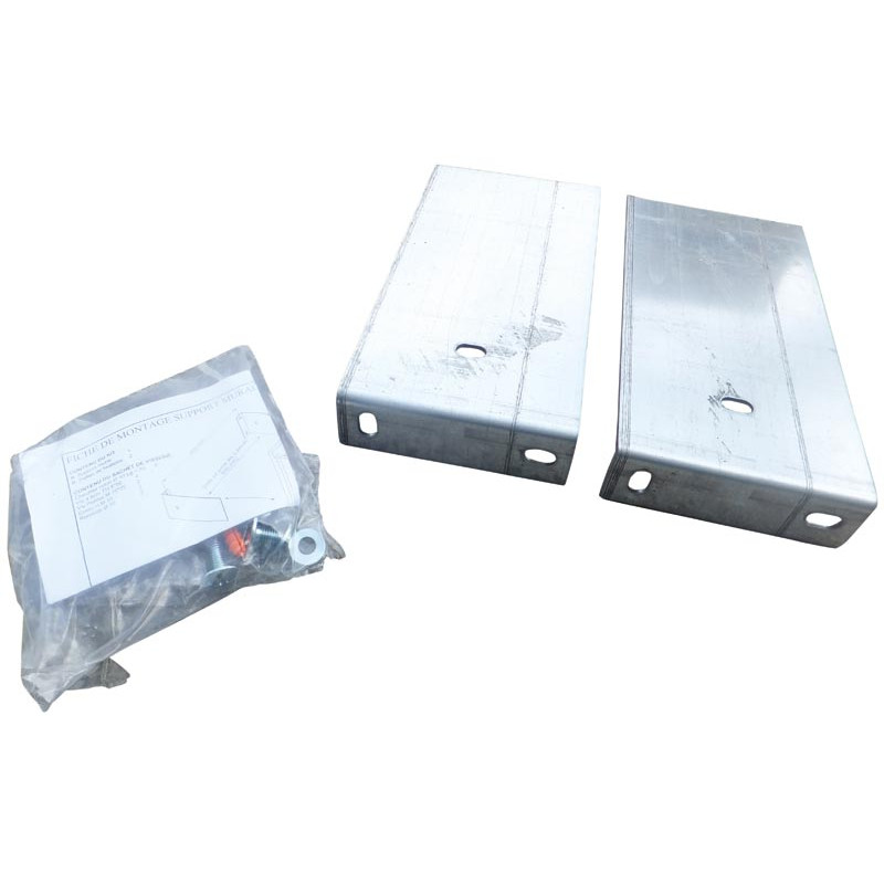 Milking parlour container support