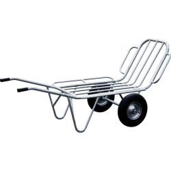 Two-wheel mettalic fodder wheelbarrow