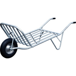One-wheel mettalic fodder wheelbarrow