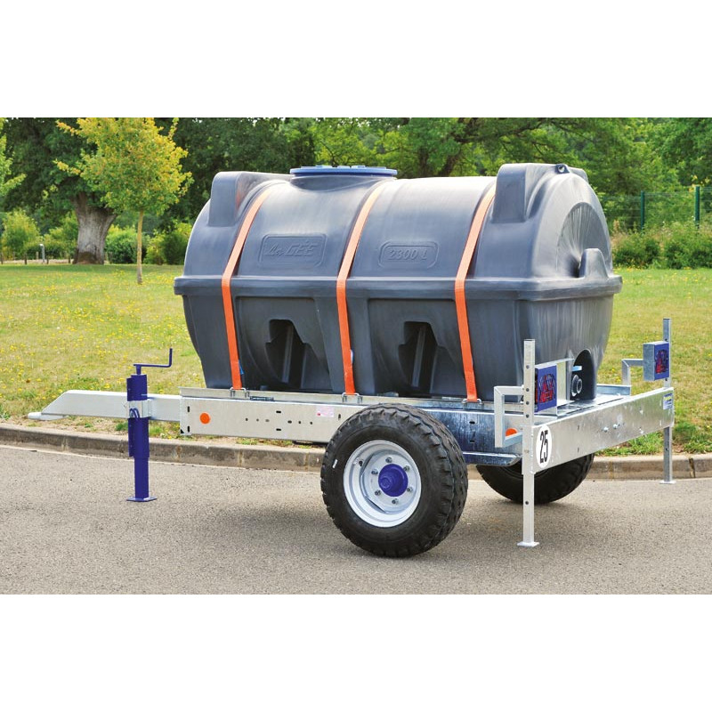 2300 l mobile tank trailer for tractor