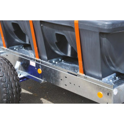 2300 l mobile tank trailer for tractor