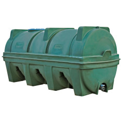 6400 L horizontal tank for storing high density liquids - D1.5