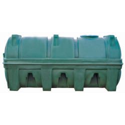 6400 L horizontal tank for storing high density liquids - D1.5