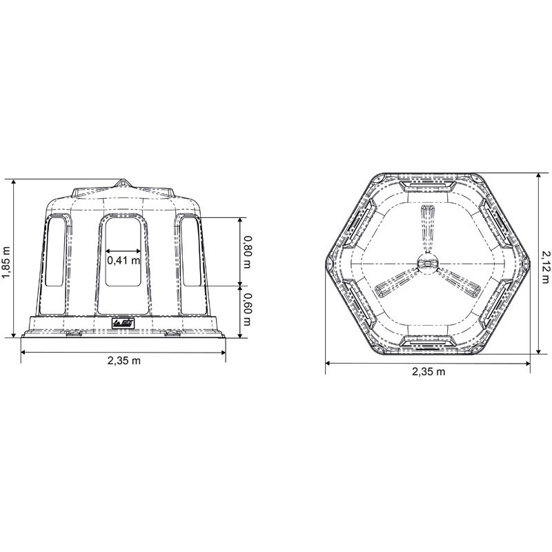 RPE GM hay rack with base RPE GM hay rack with base