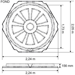 RPE GM hay rack with base RPE GM hay rack with base