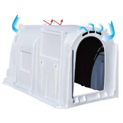 XXL two-layer calf hutch XXL two-layer calf hutch