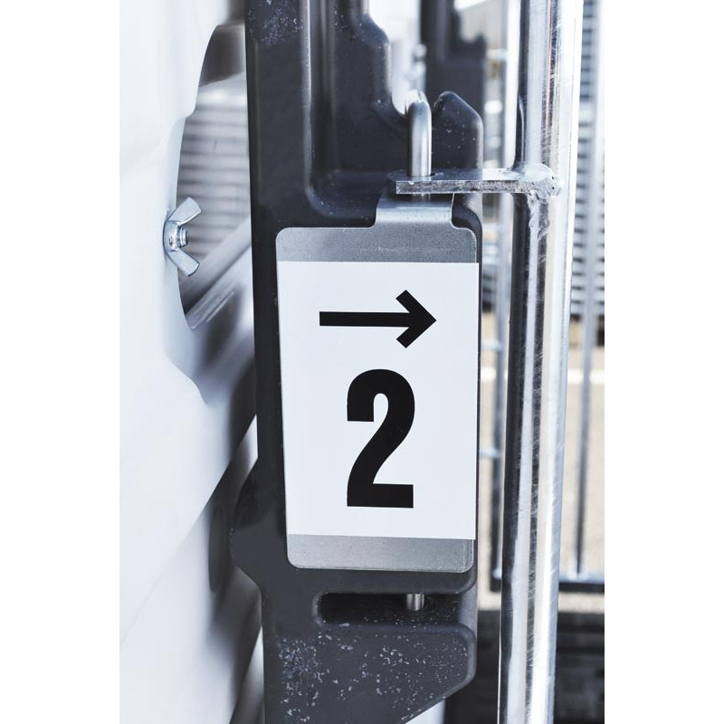 Set of 10 stickers numbered