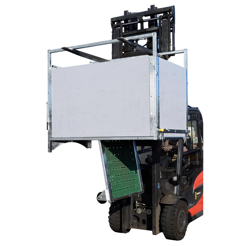 HYGIENE PRO - HDPE wheeled calf box - Model Single