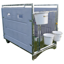 HYGIENE PRO - HDPE wheeled calf box - Model Single