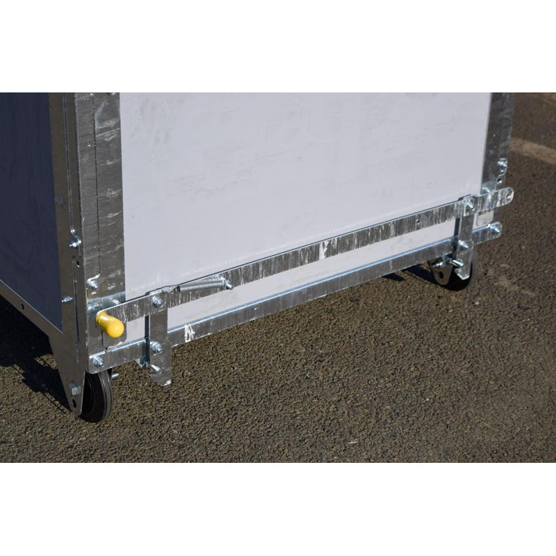 Tilting mechanism for slatted floor of STANDARD - PVC - SINGLE wheeled calf box