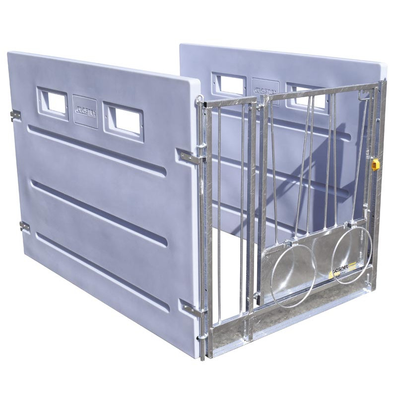 HYGIENE PRO HDPE calf box with fixed PE partitions