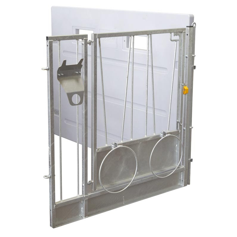 Extension HYGIENE PRO HDPE calf box with fixed PE partitions