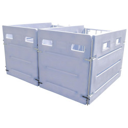 HDPE rear panel for HYGIENE PRO calf box