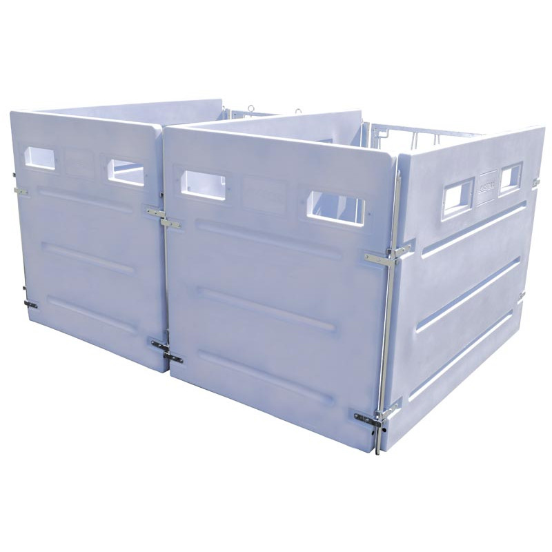 HDPE rear panel for HYGIENE PRO calf box