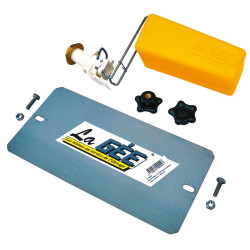 Float valve tap with protective plate for SUPERBAC strip rim