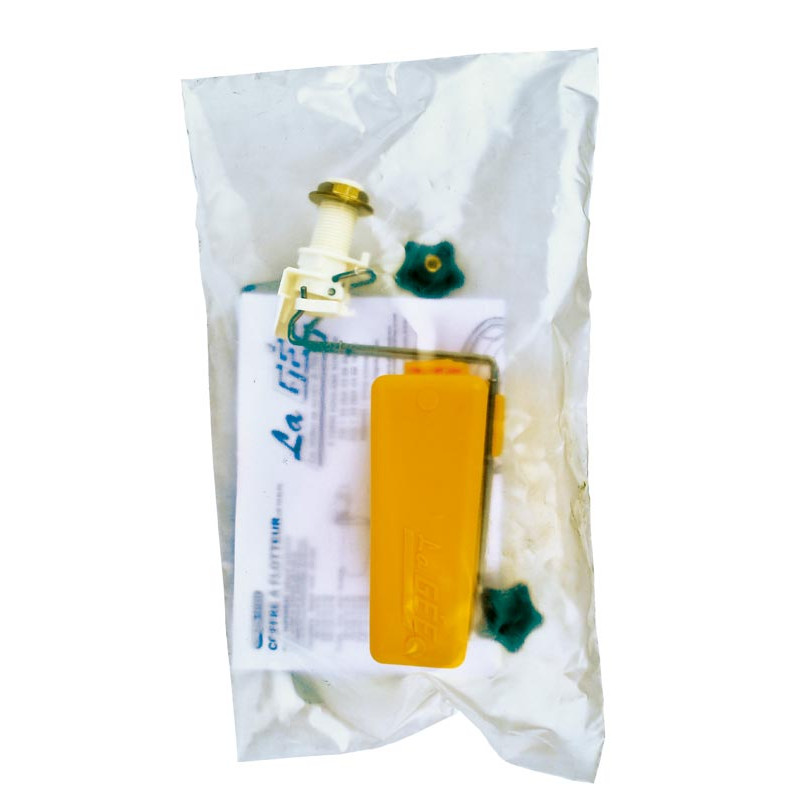 Float valve tap with protective plate for SUPERBAC strip rim