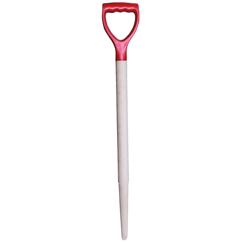 Spade shaft with red handle Spade shaft with red handle